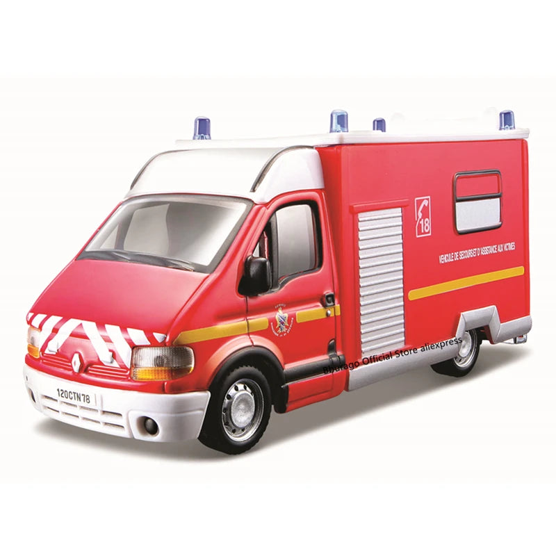 Bburago 1/50 緊急部隊 イヴェコ マギルス RW モデル 合金