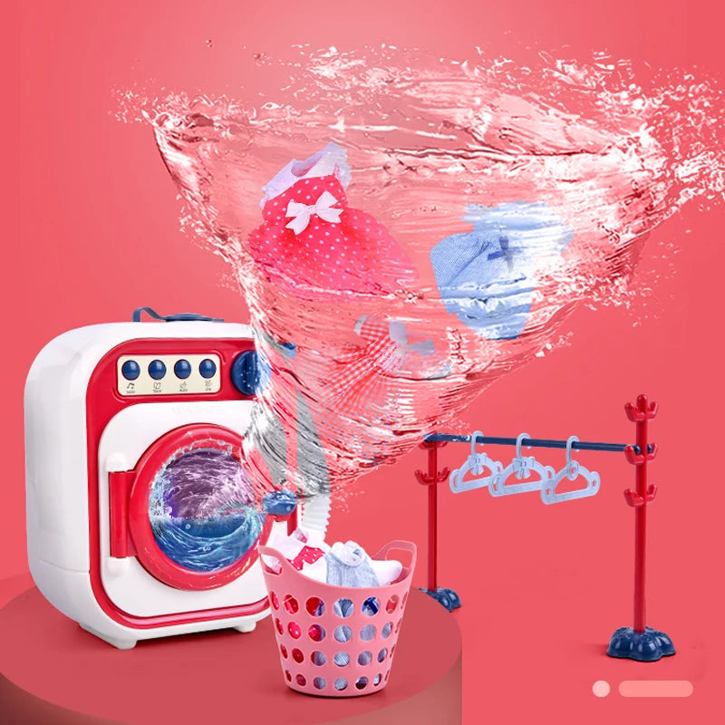 Kids Washing Machine Toy Pretend Play