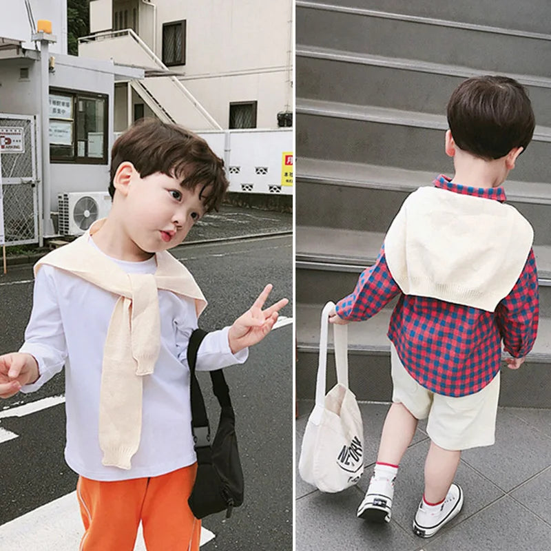 니트 어린이 스카프 아기 목도리