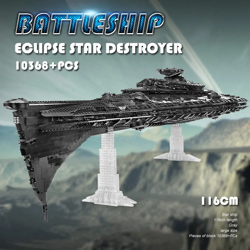 Mould King Building Blocks Star plan MOC Eclipse-Class