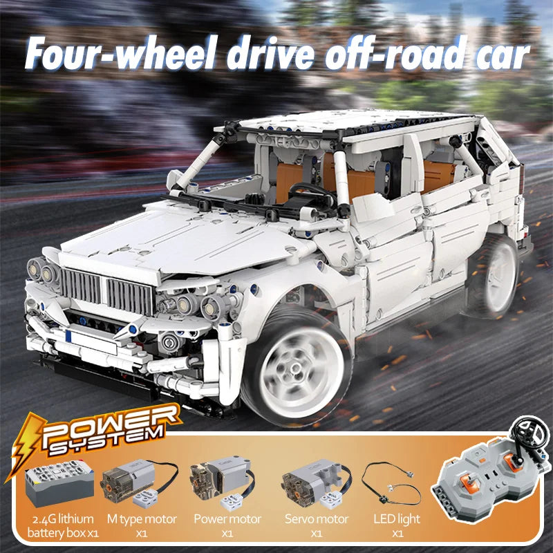 Cada 2208PCS シティ リモートコントロール SUV オフロード車