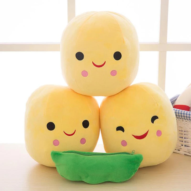 25CM 귀여운 어린이 아기 플러시 완두콩