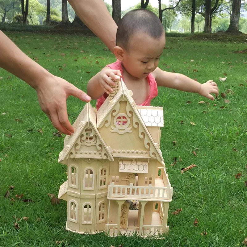 DIY 3D Wood Doll House