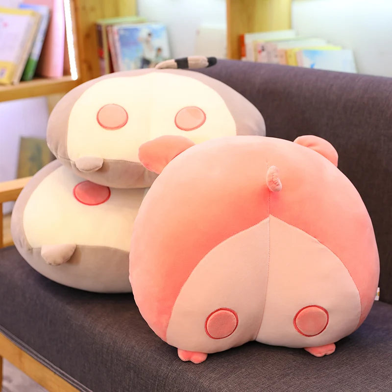 かわいいコーギー犬のお尻のぬいぐるみ枕
