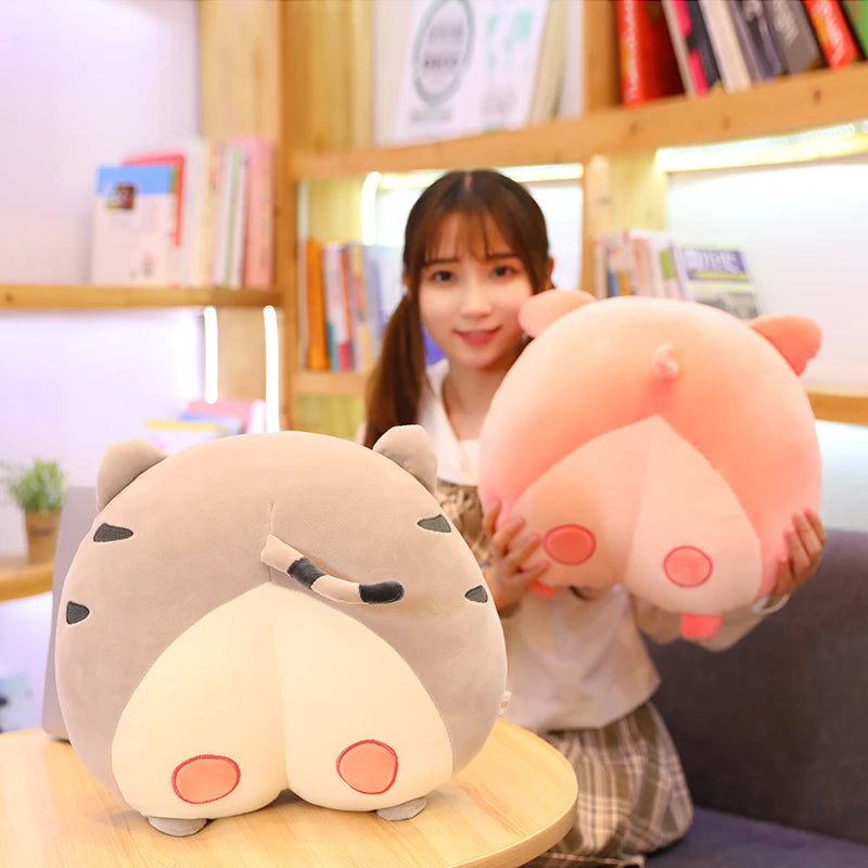 かわいいコーギー犬のお尻のぬいぐるみ枕