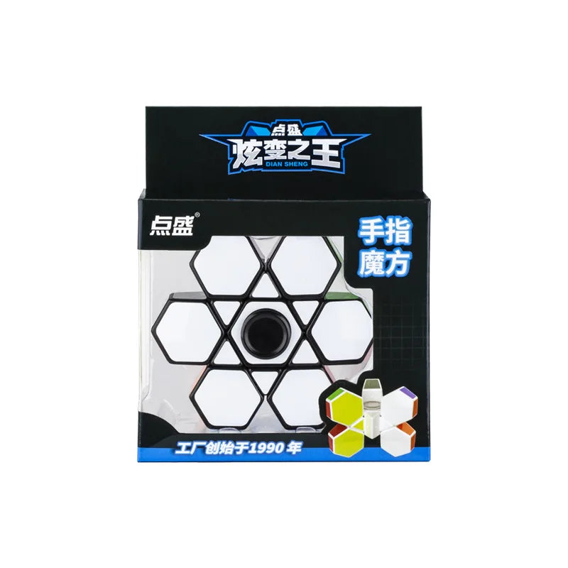 DIAN SHENG 2021 새로운 1*3*3 손가락 손 회 전자 손가락 끝 매직 큐브 Speedcube 퍼즐 자이로 교육 완구 어린이를위한