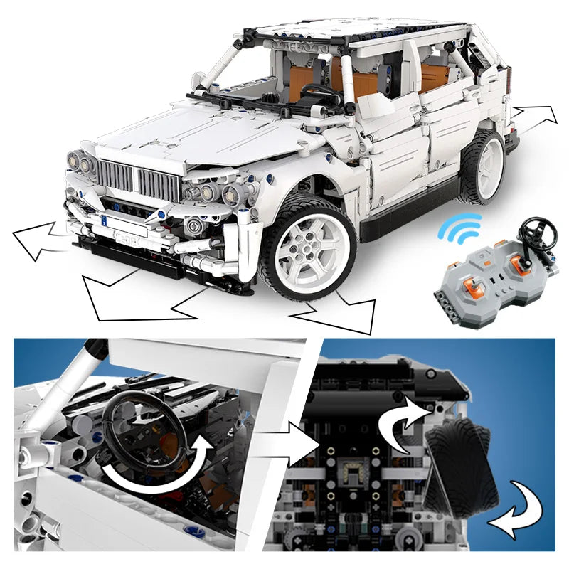 Cada 2208PCS シティ リモートコントロール SUV オフロード車
