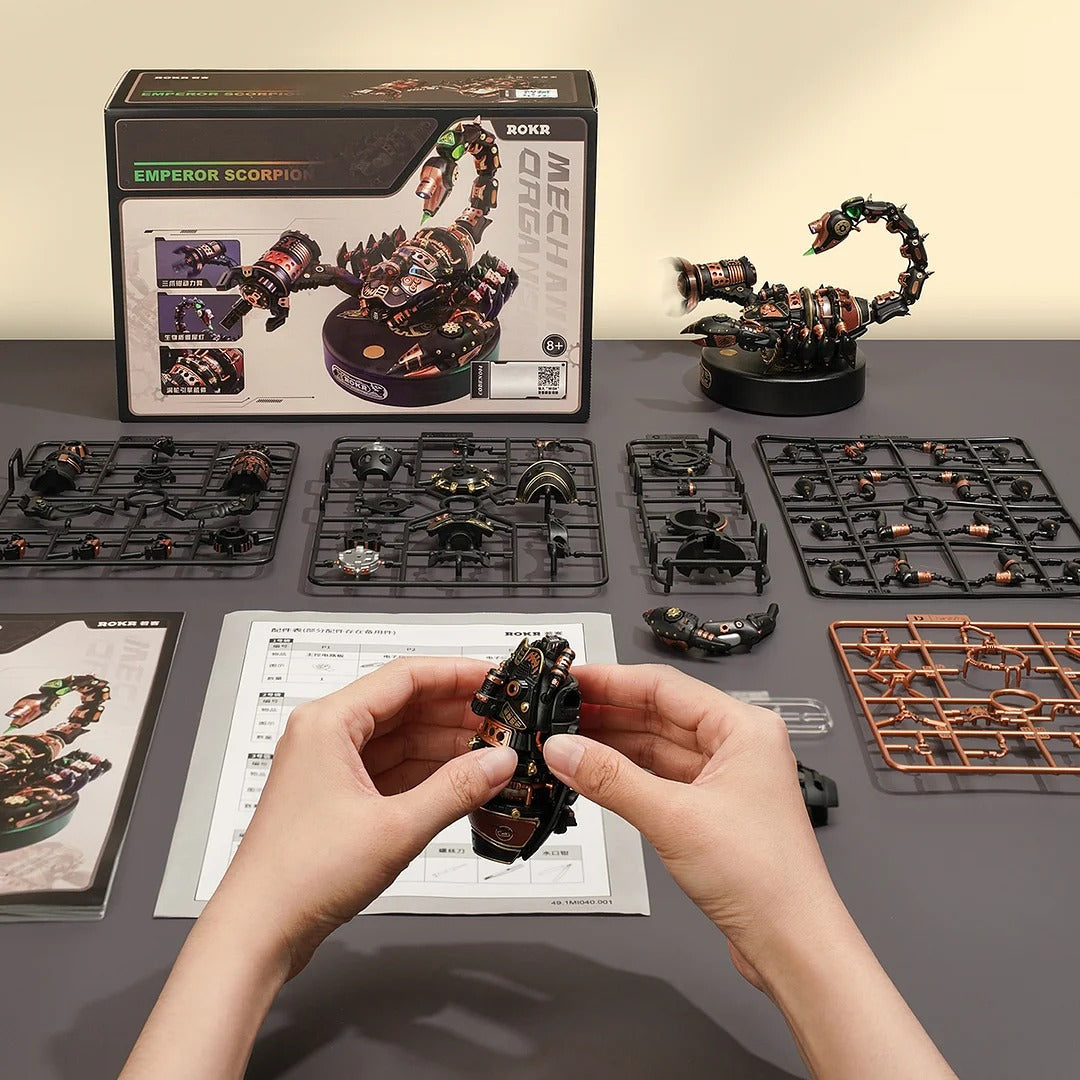 Robotime ROKR エンペラースコーピオンモデル DIY 3D パズル MI04