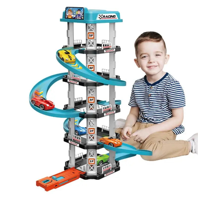 Spiral Parking Garage Toy Parking Garage Track Toys