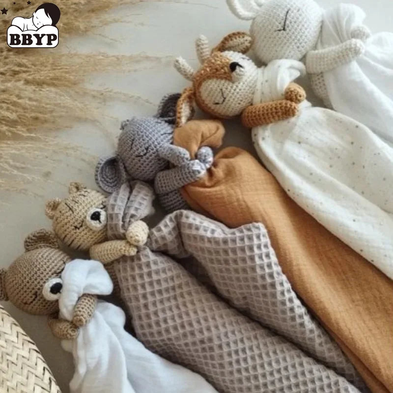 아기 노리개 수건 턱받이 부드러운 토끼 곰 코끼리