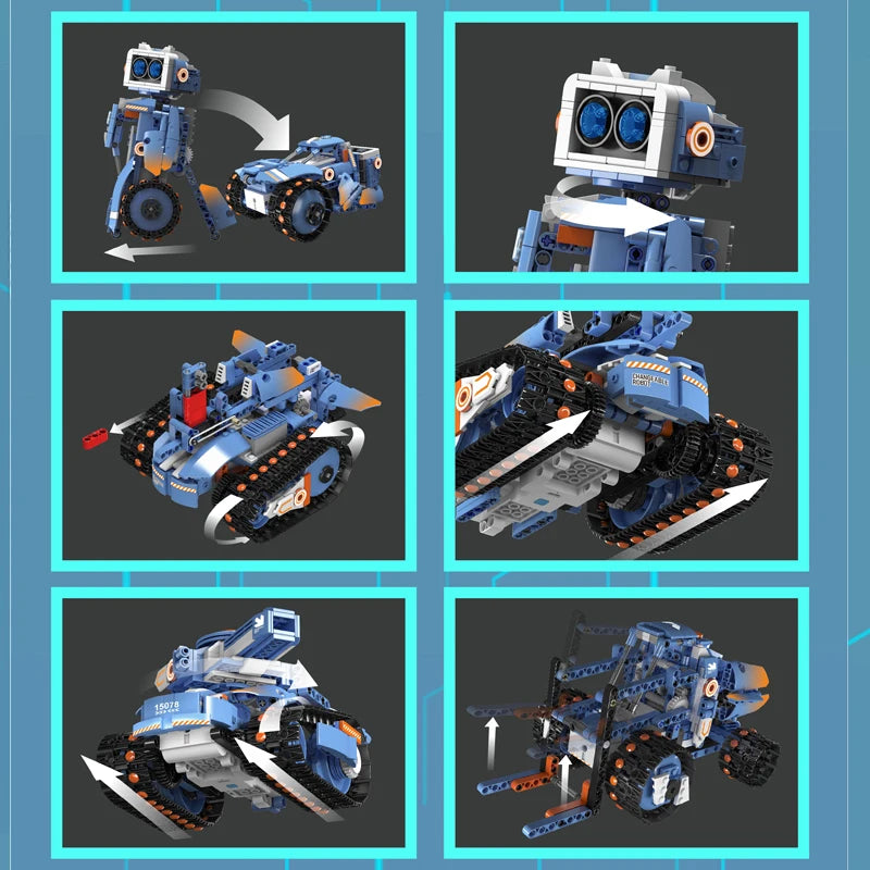 モールドキング 15078 テクニカルロボットビルディングブロック RCアプリ