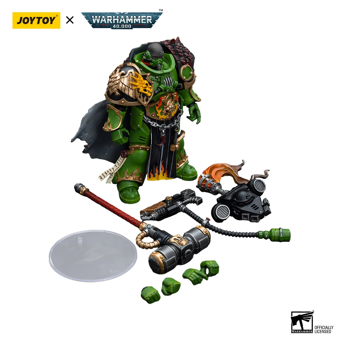 JOYTOY Warhammer 40k 1/18 Action Figures Salamanders Captain Adrax Agatone