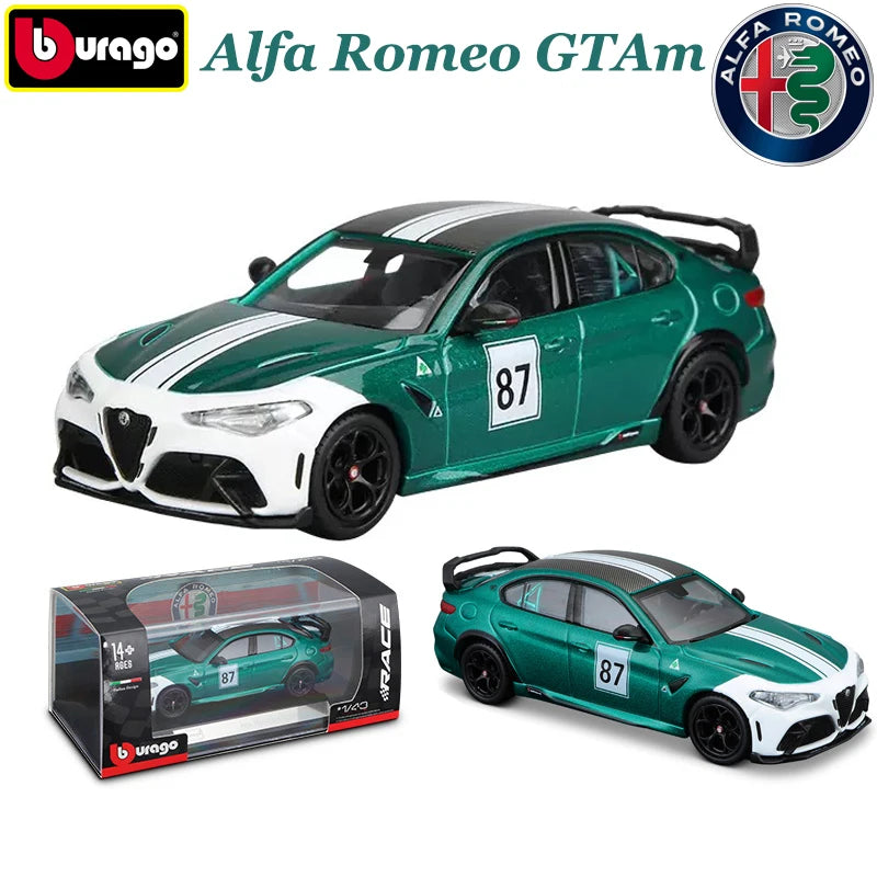 Bbugo 1:43 Alfa Romeo GTAm 자동차 모델 합금