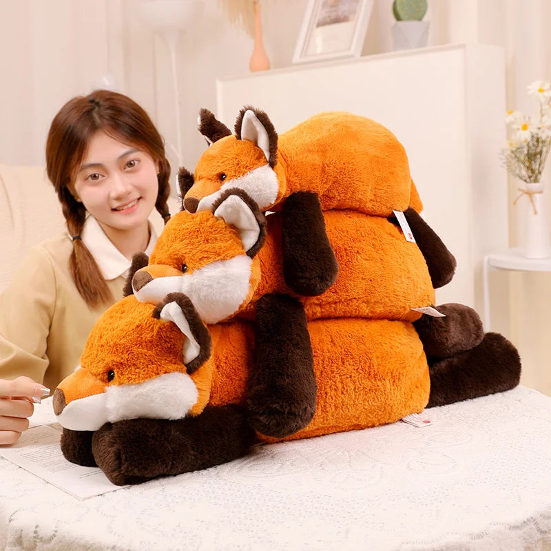 45-70cm 슈퍼 소프트 게으른 푹신한 봉제 너구리 여우 악어 나무늘보