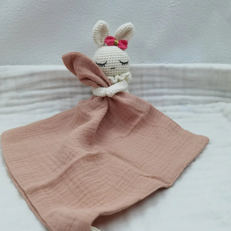 아기 노리개 수건 턱받이 부드러운 토끼 곰 코끼리