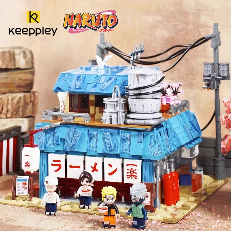 Keeppley 나루토 빌딩 블록 Ichiraku Ramen 모델 K