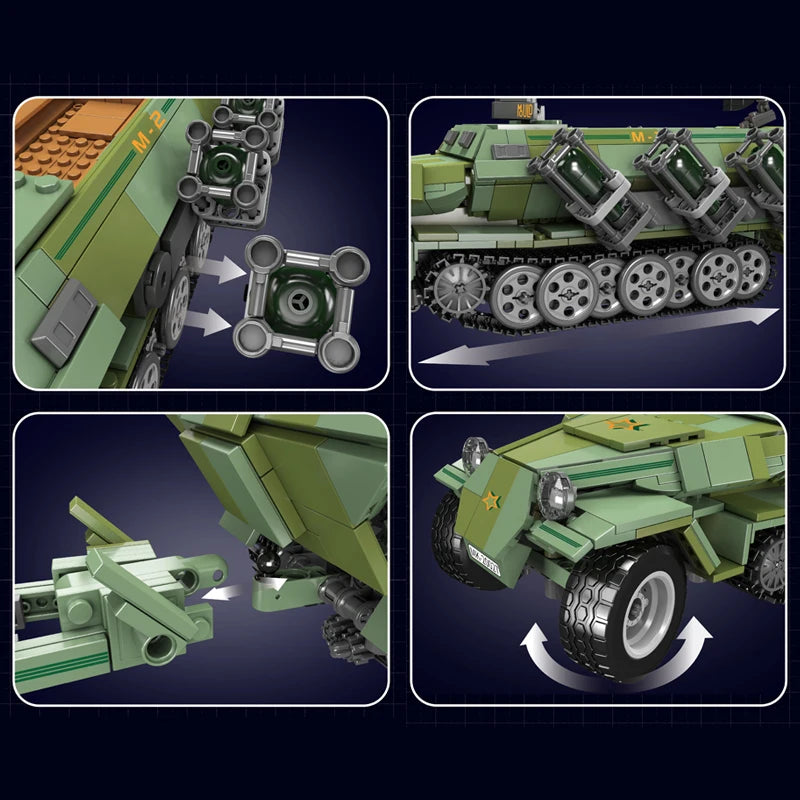 Mould King 20027 Military Tank Building Block