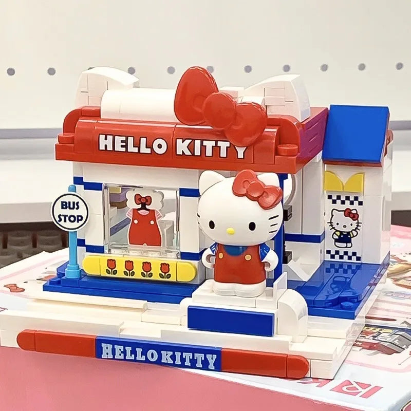Keeppley Sanrio 빌딩 블록 거리 장면 시리즈