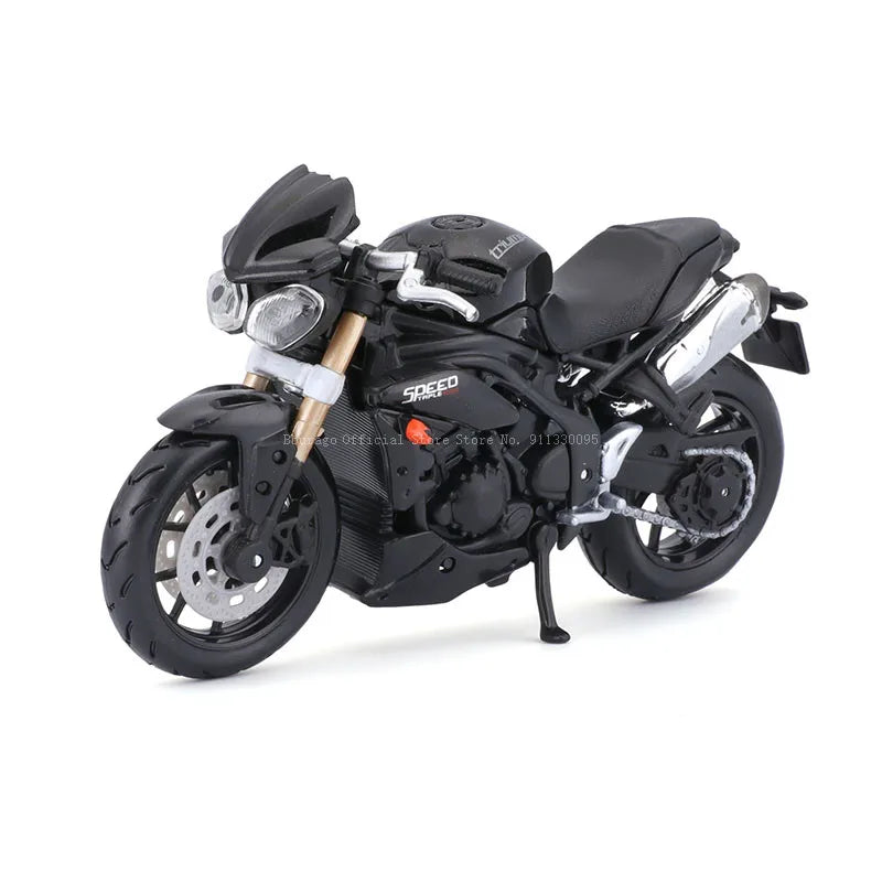 Bbugo 1:18 Triumph Speed Triple 합금 오토바이 모델