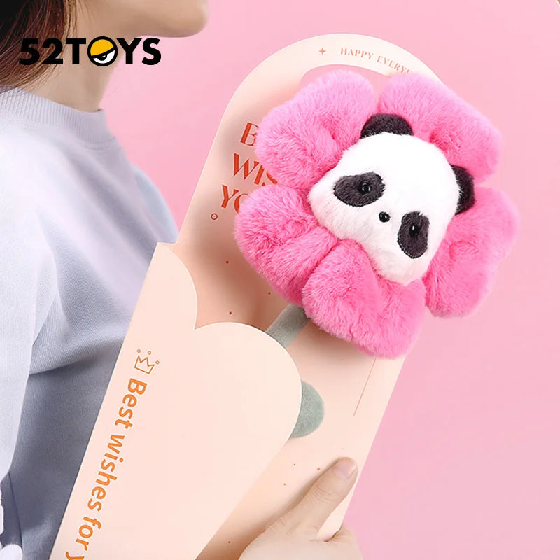 52TOYS 블라인드 박스 팬더 롤 플라워 월드, 플러시 피규어