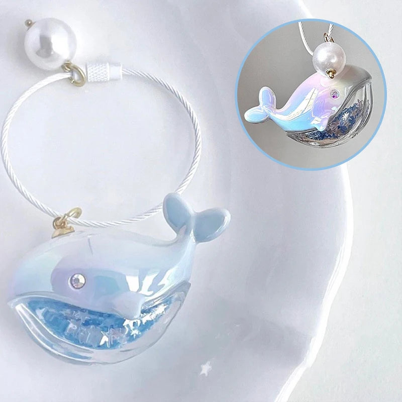 Whale Keychain Pendant Charm