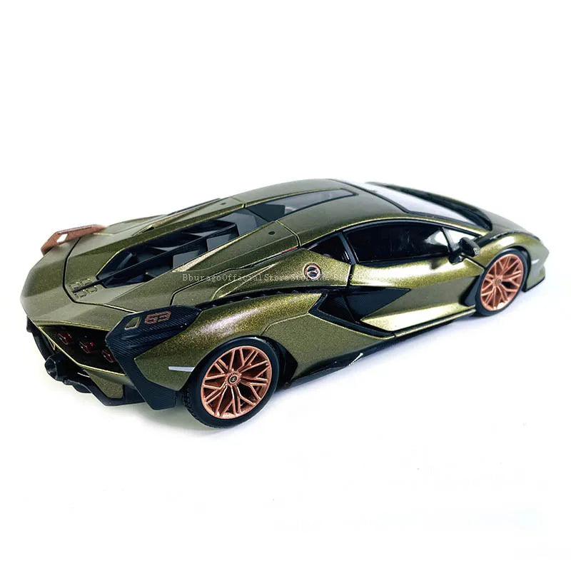 Bburago 1:24スケール 新品 ランボルギーニ シアン FKP 37 合金製高級車 ダイキャスト
