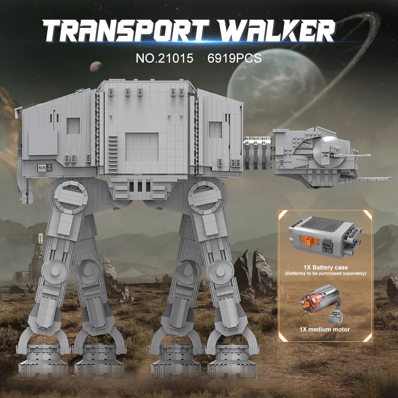 MOULD KING 21015 Building Toys The Star Plan Motorized UCS Walker