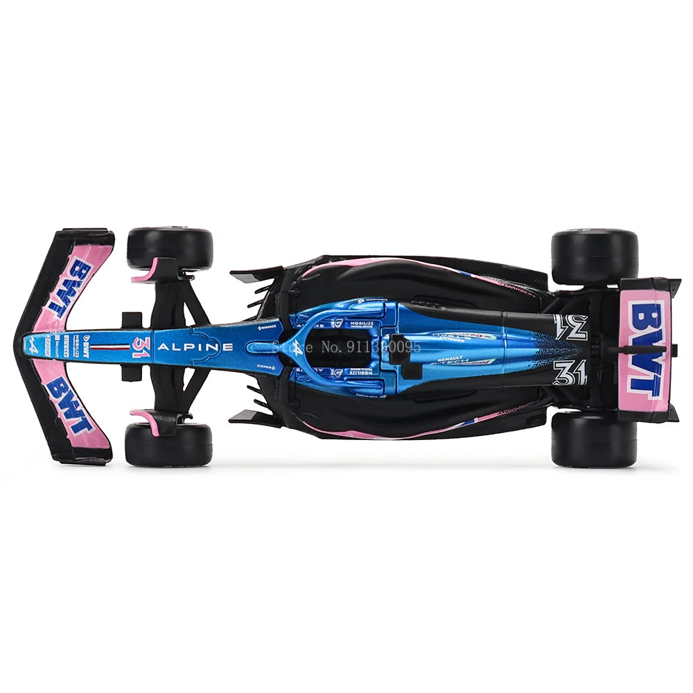 Bburago 1:43 アルピーヌ F1 チーム A523 2023 #10 ピエール ガスリー #31 エステバン オコン 合金車 ダイキャスト