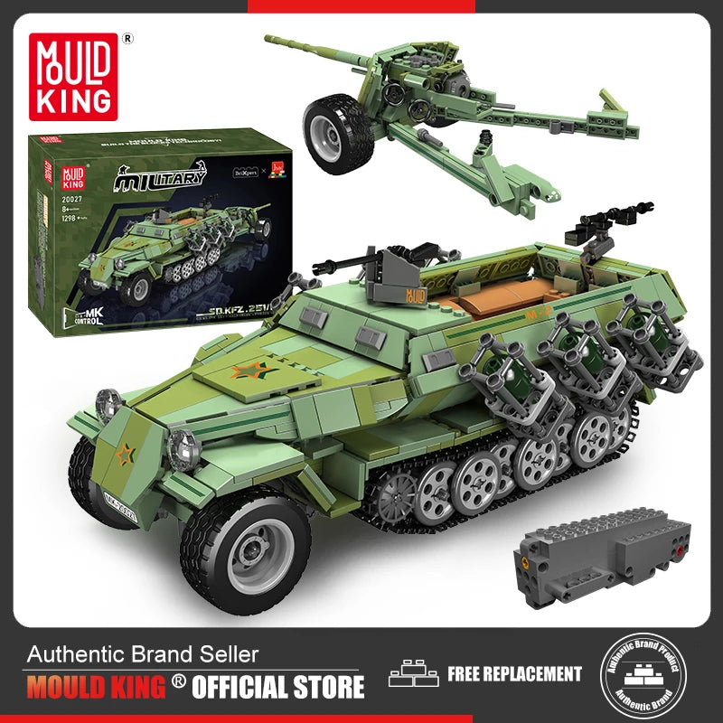 Mould King 20027 Military Tank Building Block
