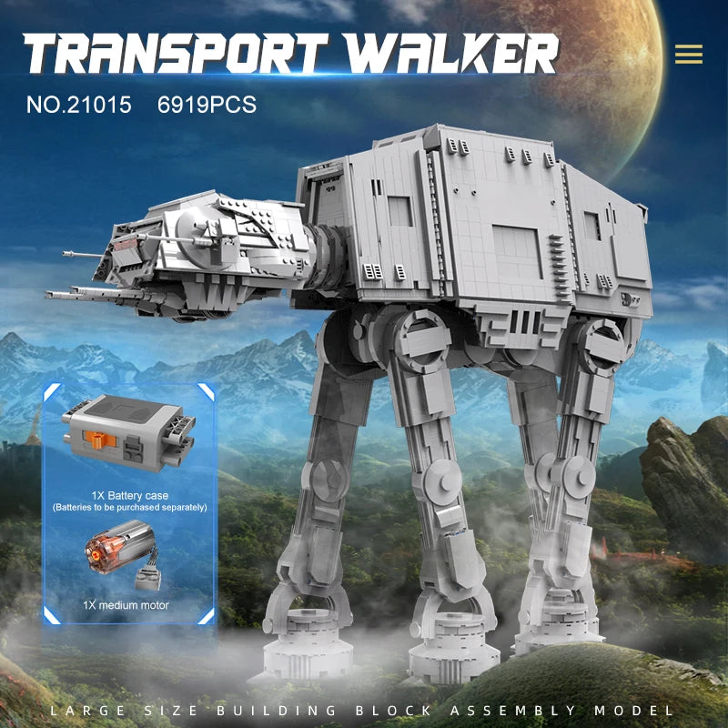 MOULD KING 21015 Building Toys The Star Plan Motorized UCS Walker