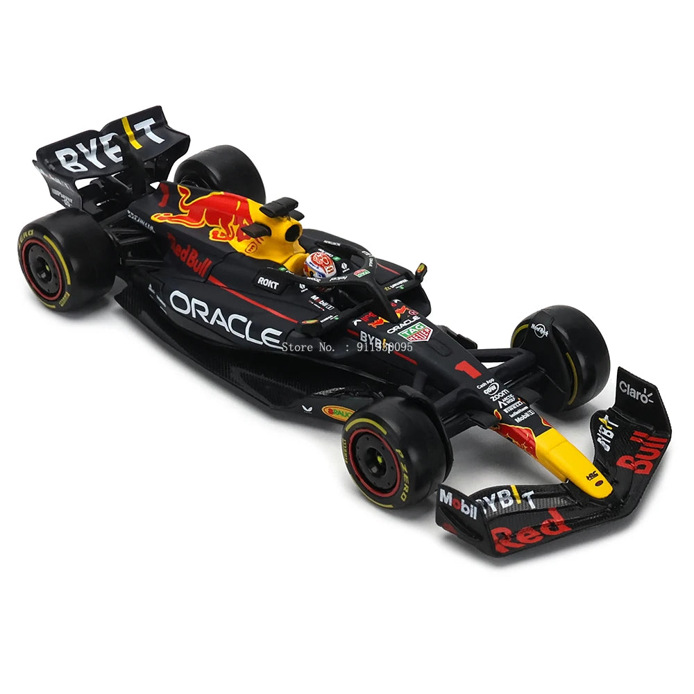 Bbugo 1:43 F1 2023 챔피언 1# 베르스타펜 레드 불 레이싱 RB19 #11 페레즈 합금 자동차 다이캐스트