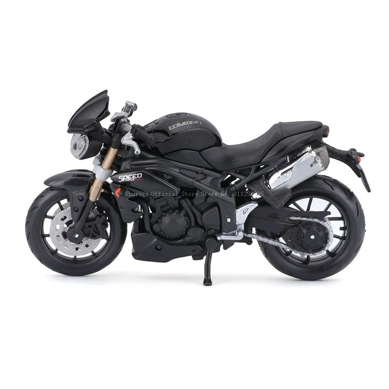 Bbugo 1:18 Triumph Speed Triple 합금 오토바이 모델