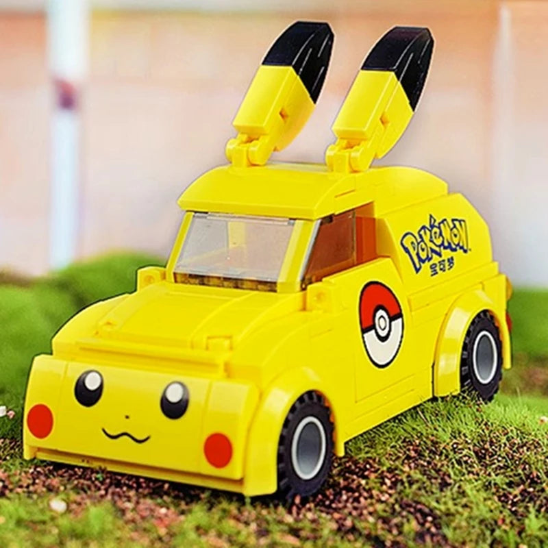 Keeppley Pokemon building blocks Pikachu car model