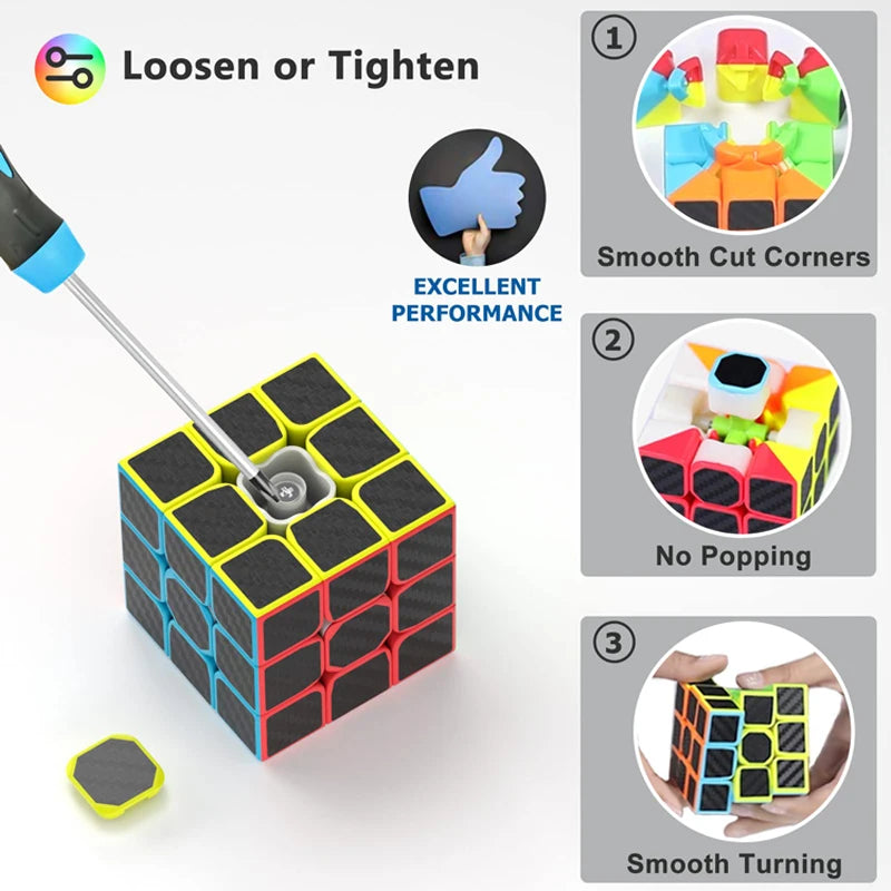 QiYi スピードキューブ ウォリアー S マジックキューブ 3x3x3 プロフェッショナル