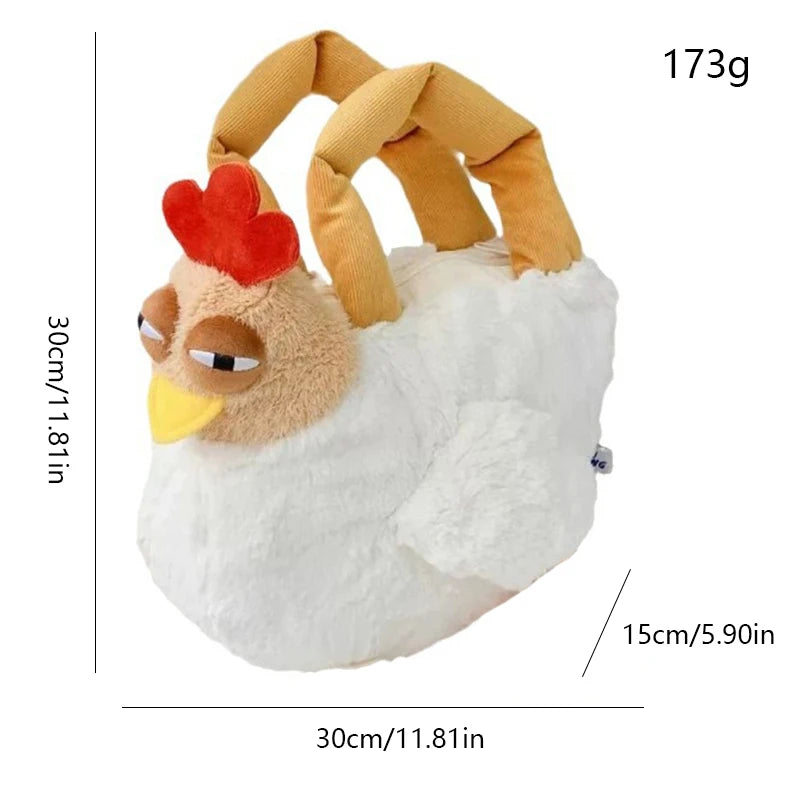 큰 수탉 플러시 패션 가방
