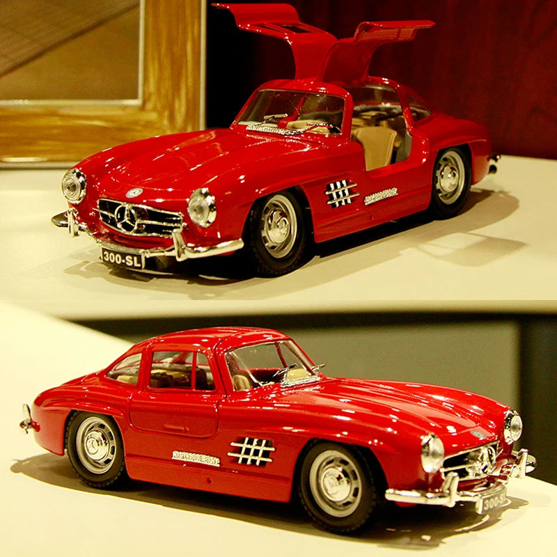 부라고 1954 메르세데스 벤츠 300 SL 자동차 1:24 합금