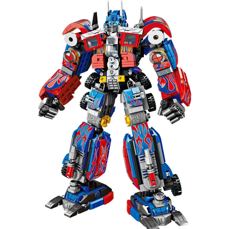 New transforming robot two-in-one building block