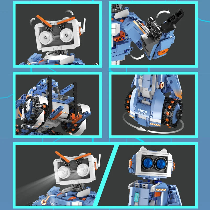 モールドキング 15078 テクニカルロボットビルディングブロック RCアプリ