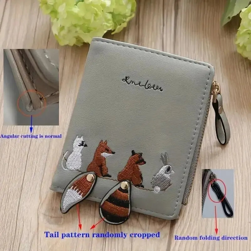 Trendy Short Wallet with Card Holder Coin Purse