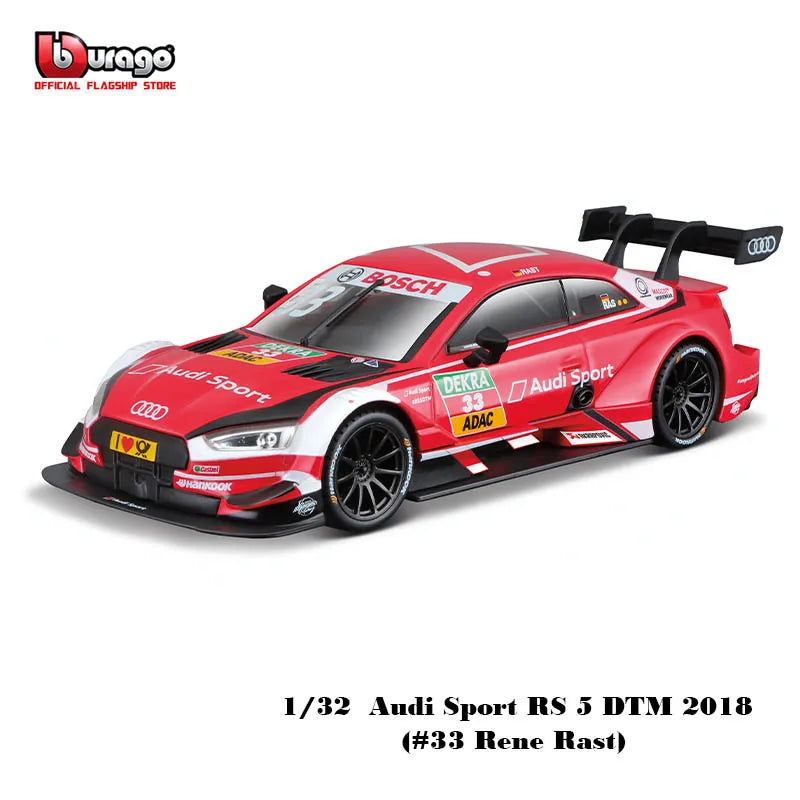 Bbugo 1:32 Lamborghini Essenza SCV12 모델 DTM 레이싱 카 컨버터블 합금