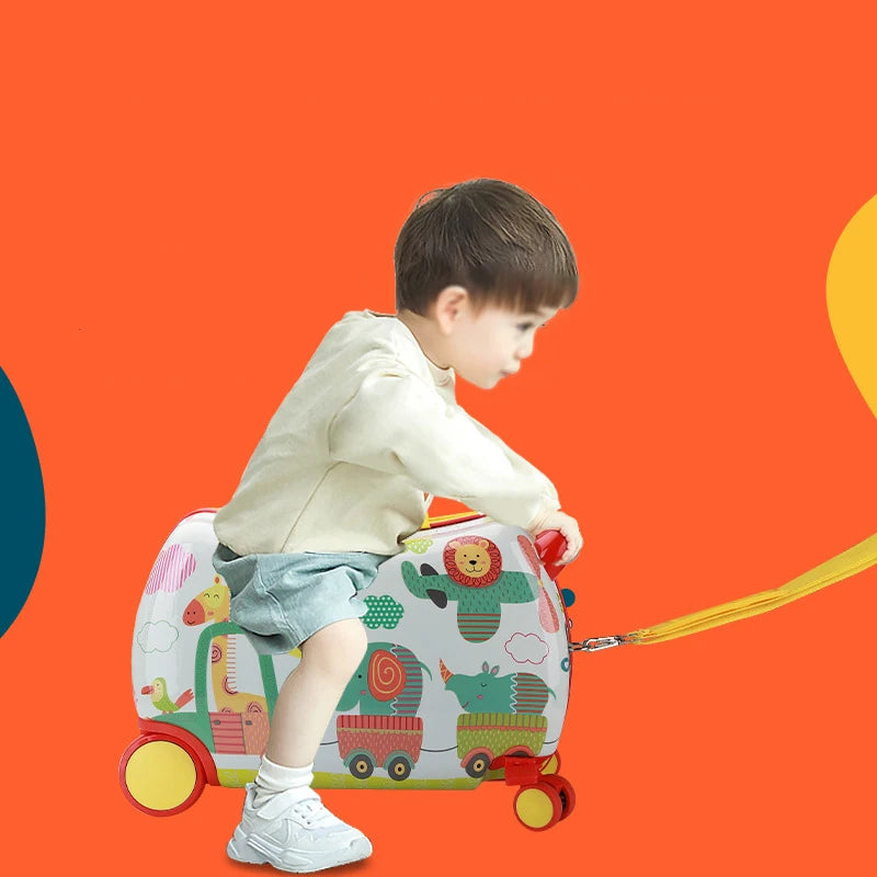 Ride-
on Children Travel Trolley Suitcase