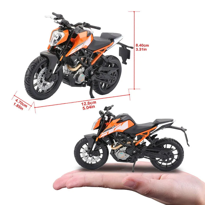Bbugo 1:18 KTM 250 Duke 시뮬레이션 합금