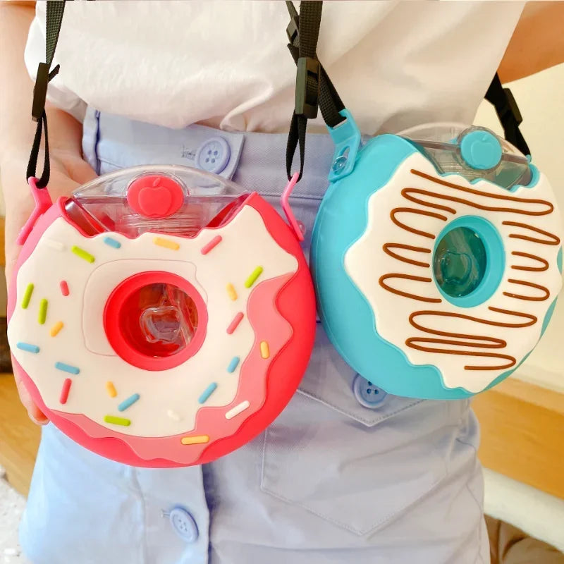 BPAフリー 380ml かわいいドーナツウォーターボトル