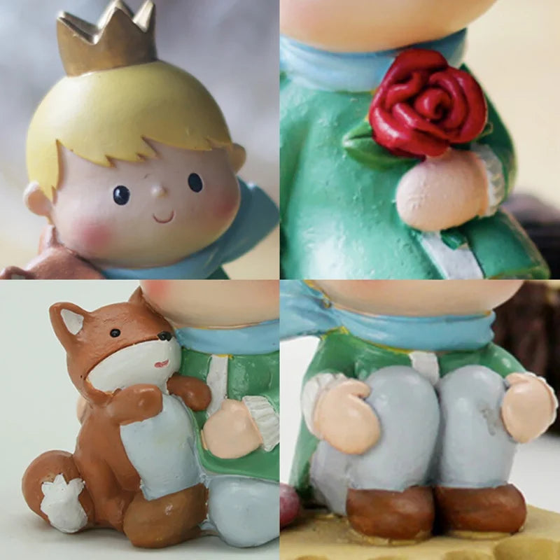 Resin Little Princes Miniatures Figurine Cake Topper