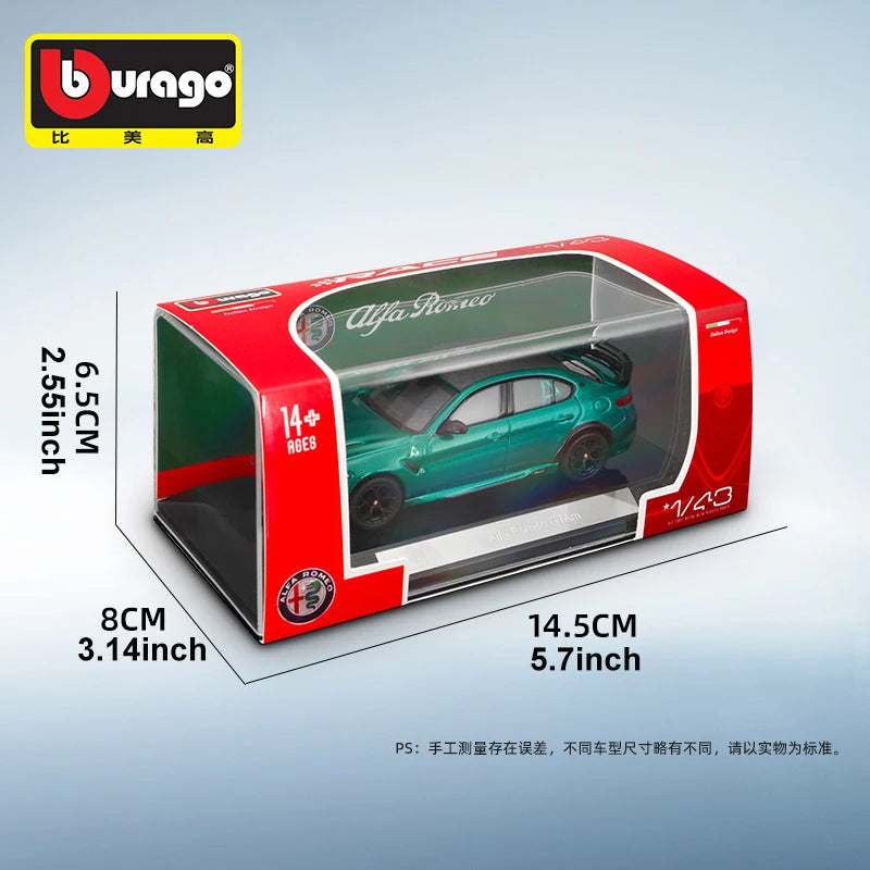 Bbugo 1:43 Alfa Romeo GTAm 자동차 모델 합금
