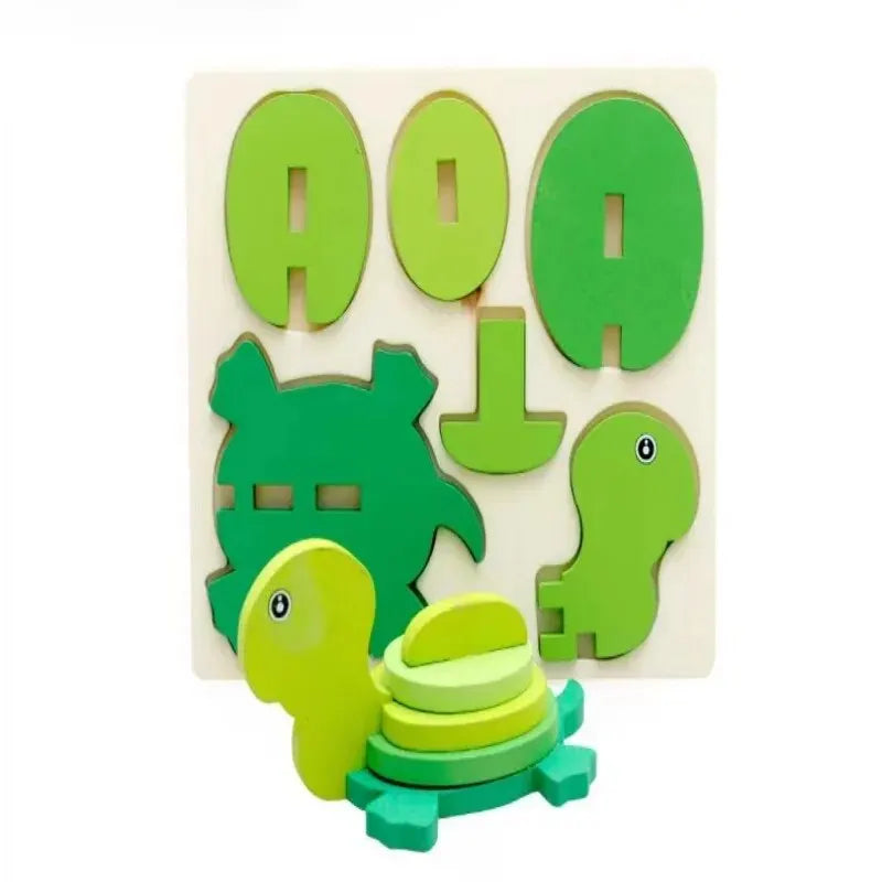 3D 거북이 퍼즐 빌딩 블록