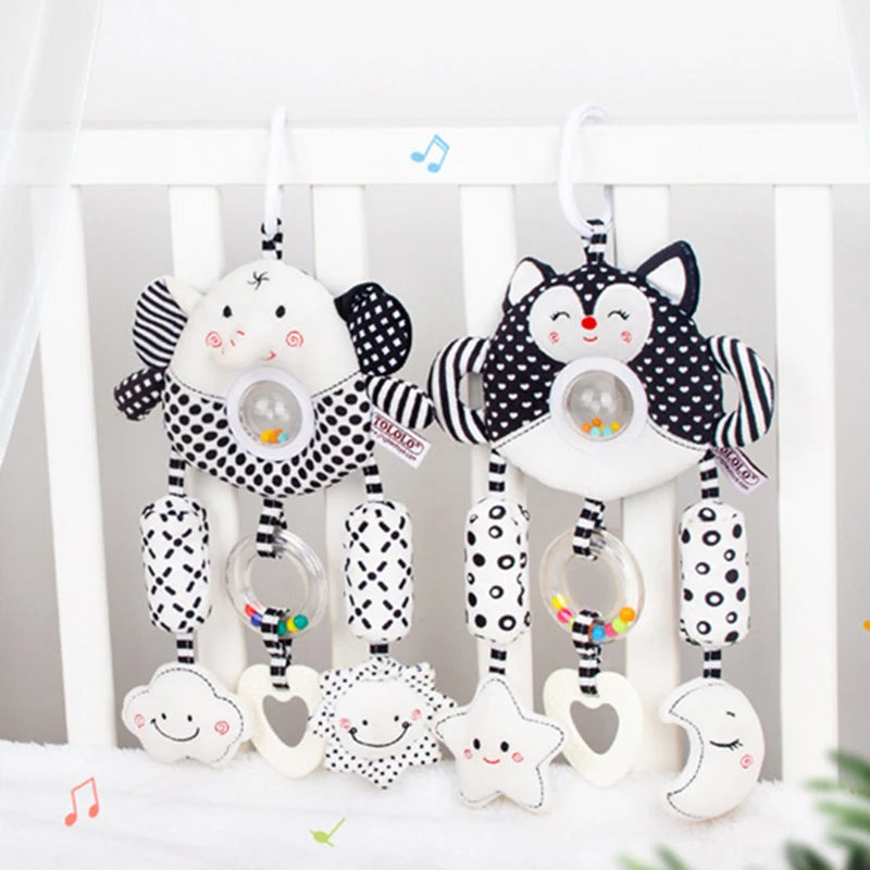 아기 유모차 교수형 Teether 벨