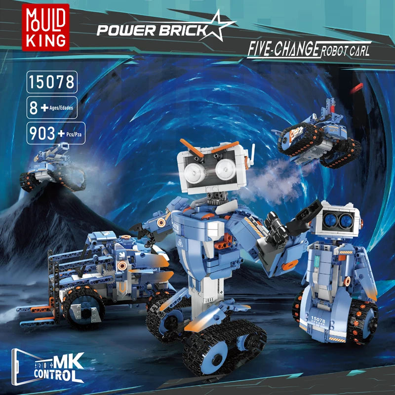 モールドキング 15078 テクニカルロボットビルディングブロック RCアプリ