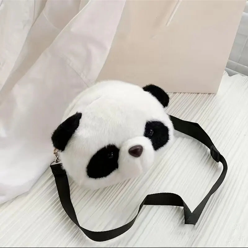かわいいぬいぐるみクロスボディバッグパンダ