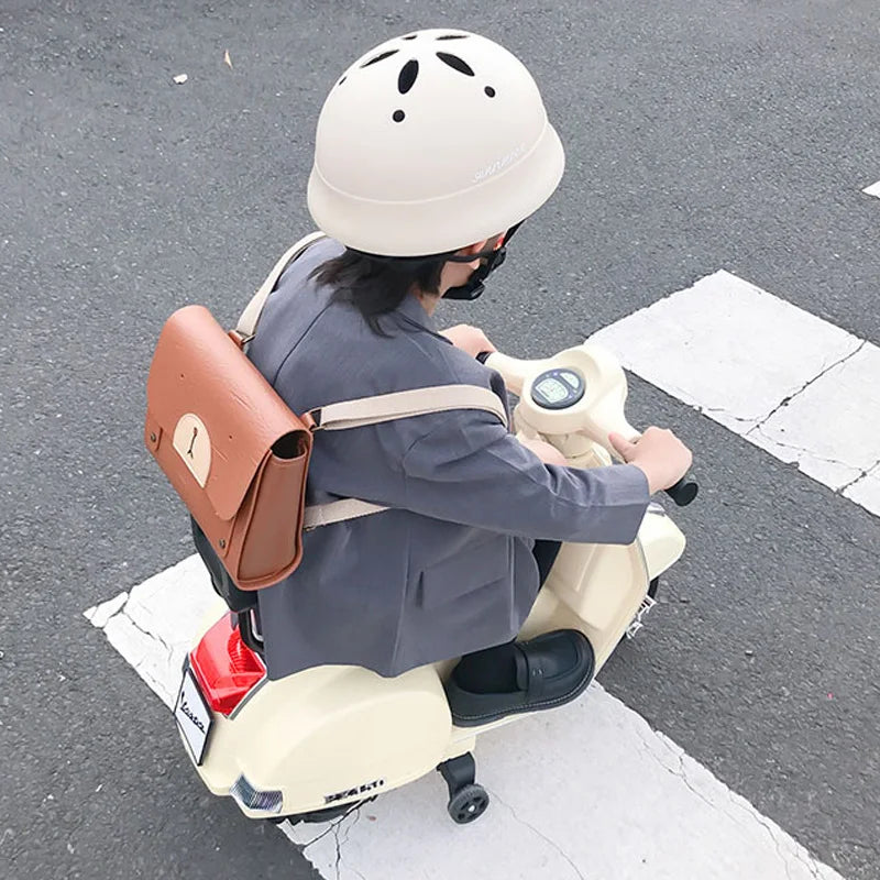 ベアベビーバックパックバッグPUレザー